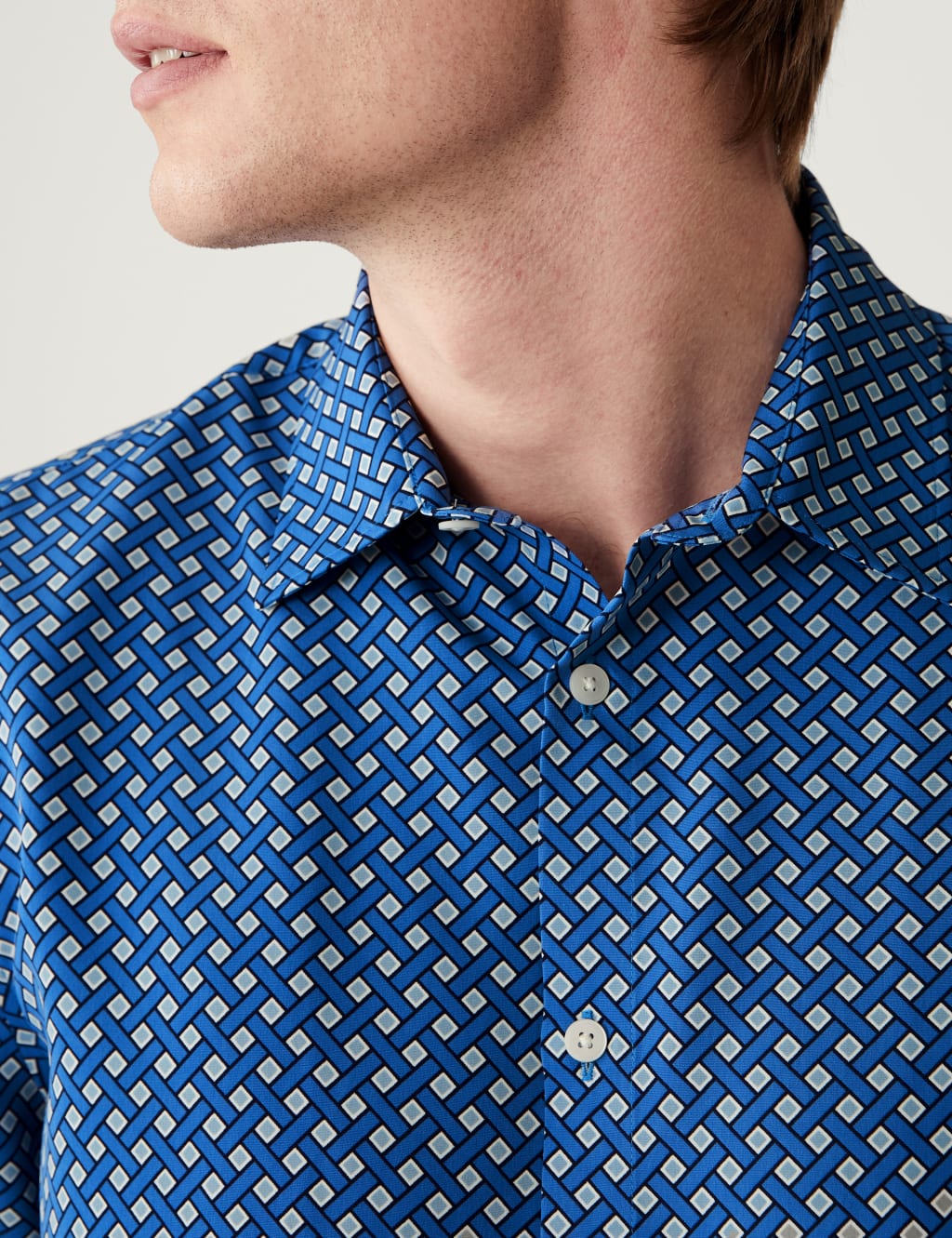 Geometric Print Shirt image 3