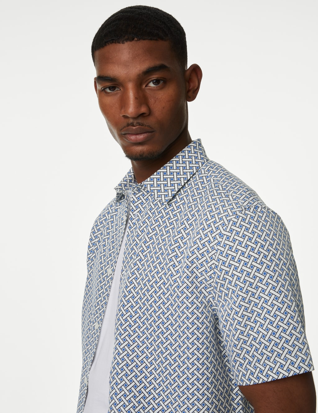 Geometric Print Shirt image 2