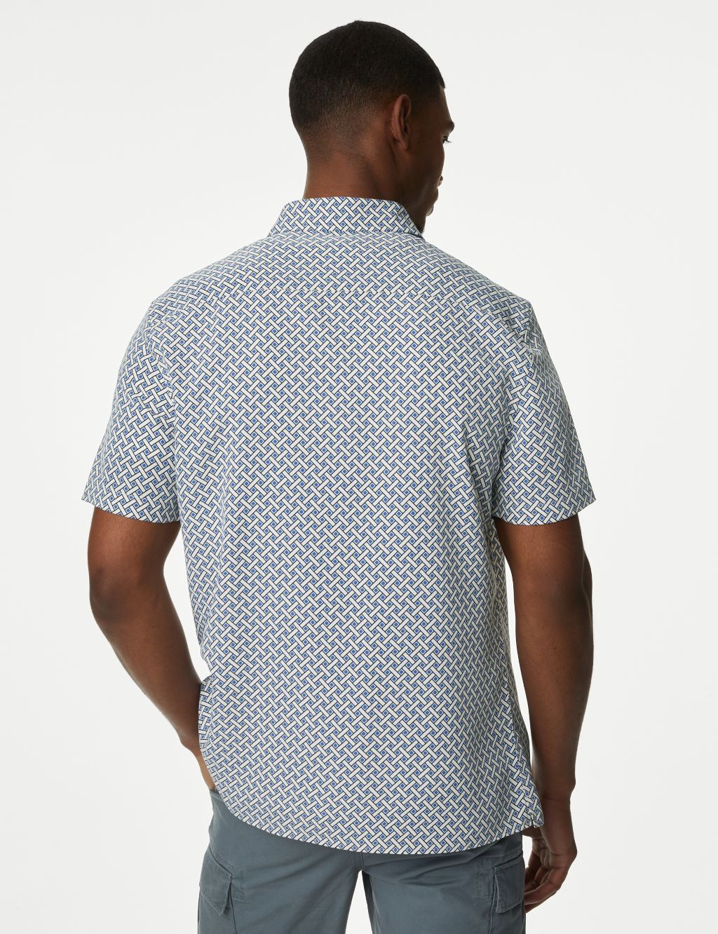 Geometric Print Shirt image 4