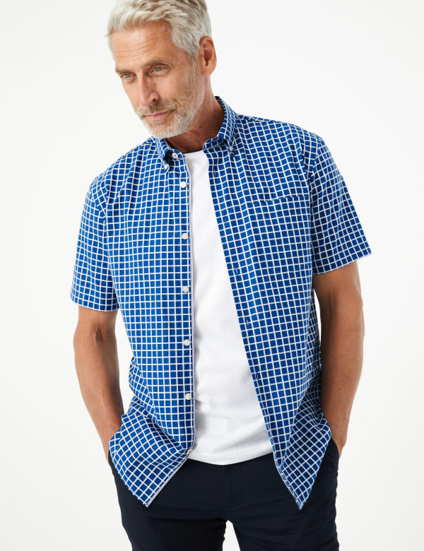 Pure Cotton Checked Shirt