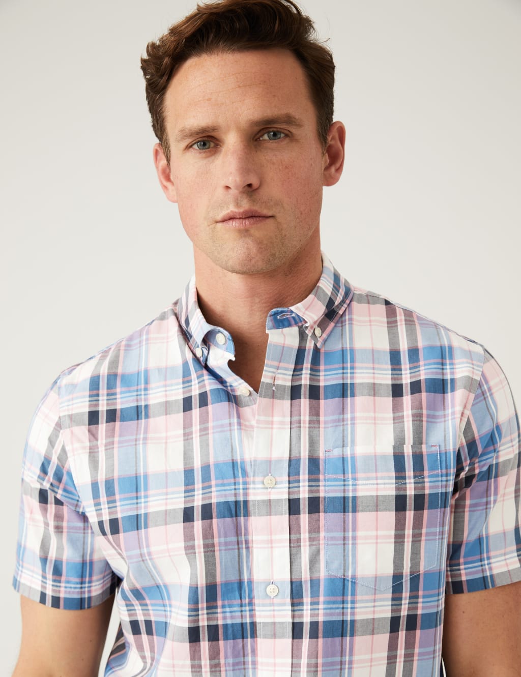 Pure Cotton Check Shirt image 3