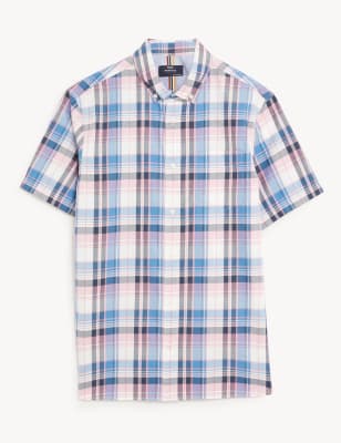 Pure Cotton Check Shirt