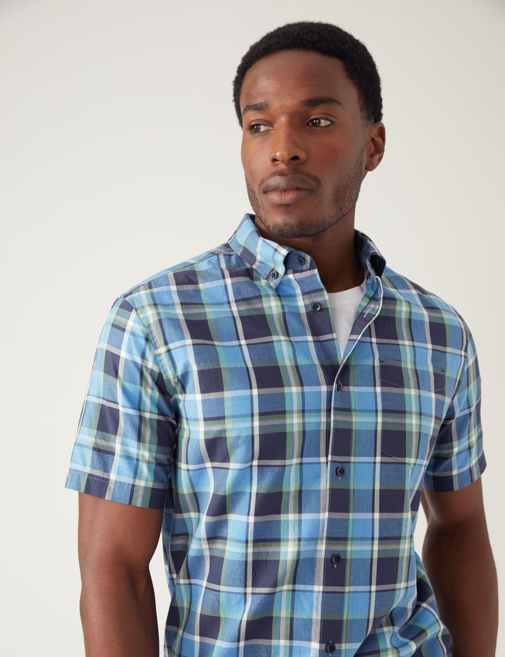 Pure Cotton Check Shirt image 2