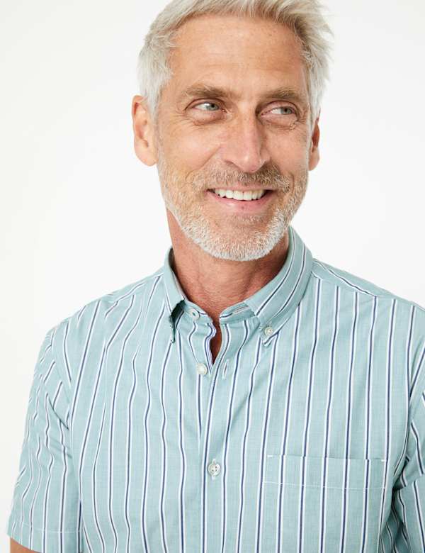 Pure Cotton Striped Shirt