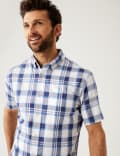 Pure Cotton Check Shirt