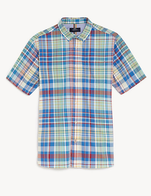 Pure Cotton Check Shirt - IS