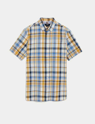 Pure Cotton Check Shirt
