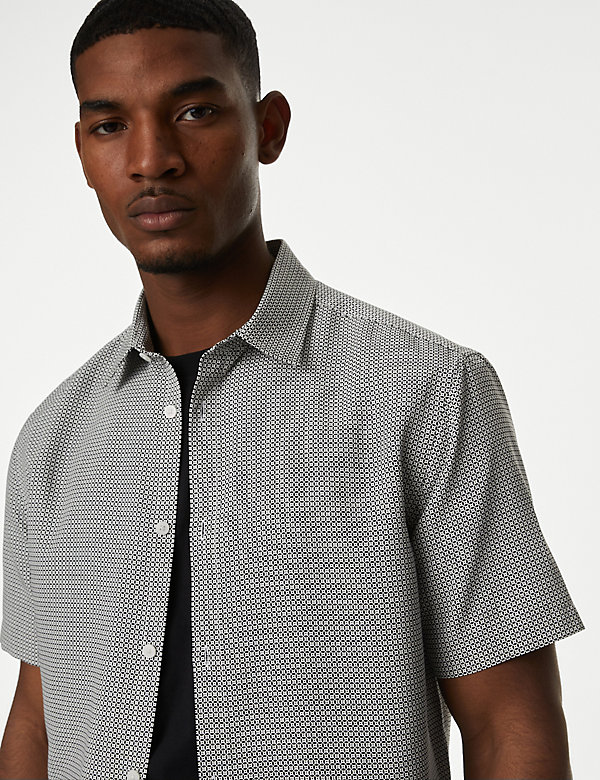 Geometric Print Shirt - AU