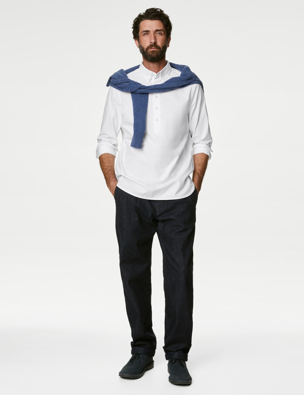 Pure Cotton Overhead Shirt image 4
