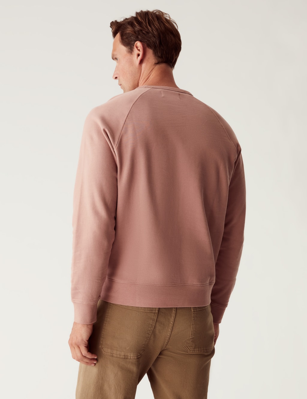 Pure Cotton Raglan Crew Neck Sweatshirt image 4