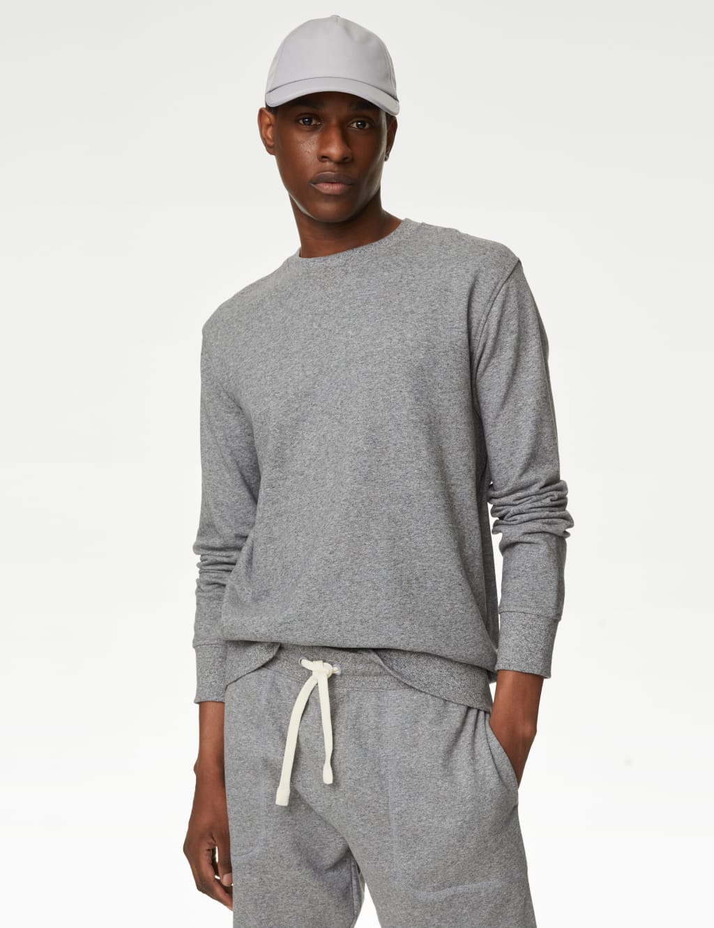 Pure Cotton Crew Neck Sweatshirt