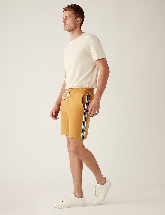 Side Stripe Jersey Shorts