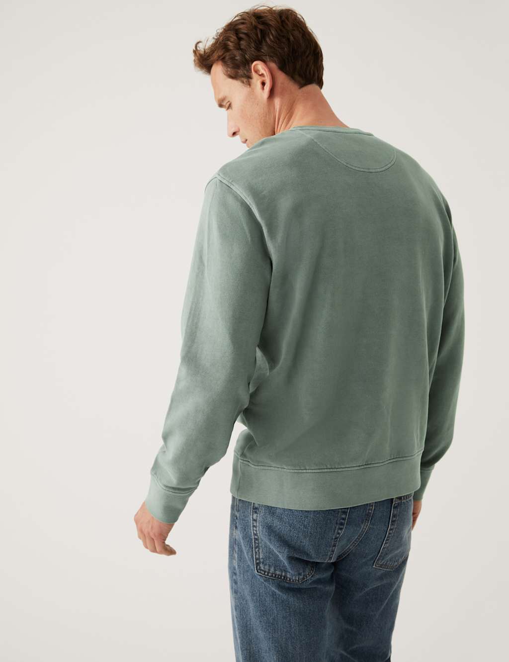 Pure Cotton Crew Neck Sweatshirt image 3