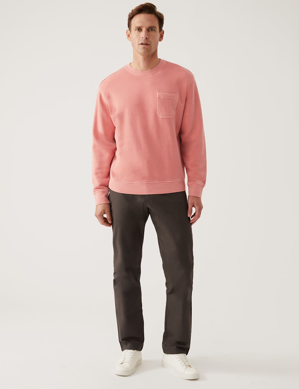 Pure Cotton Crew Neck Sweatshirt image 3