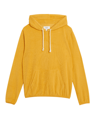 

Mens M&S Collection Hoodie aus Frottee mit hohem Baumwollanteil - Dark Gold, Dark Gold