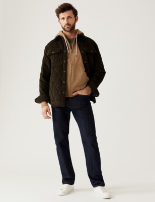

Mens M&S Collection Hoody aus reiner Baumwolle - Light Bronze, Light Bronze
