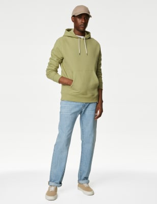 

Mens M&S Collection Hoody aus reiner Baumwolle - Green, Green