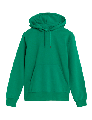 

Mens M&S Collection Pure Cotton Hoodie - Bright Green, Bright Green