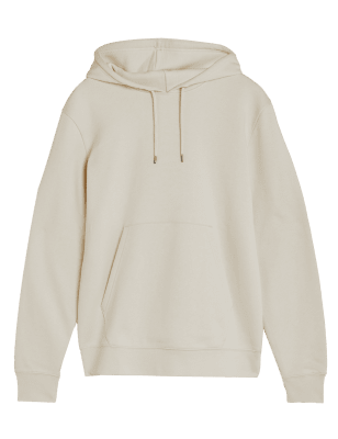 

Mens M&S Collection Pure Cotton Hoodie - Ecru, Ecru