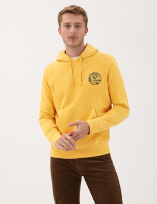 

Mens M&S Collection Hoody aus reiner Baumwolle - Dark Gold, Dark Gold