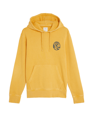 

Mens M&S Collection Pure Cotton Hoodie - Dark Gold, Dark Gold