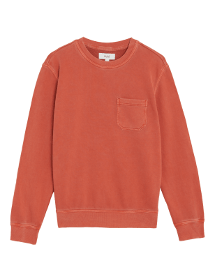 

M&S Collection Sudadera de escote cerrado 100% algodónMens - Copper, Copper