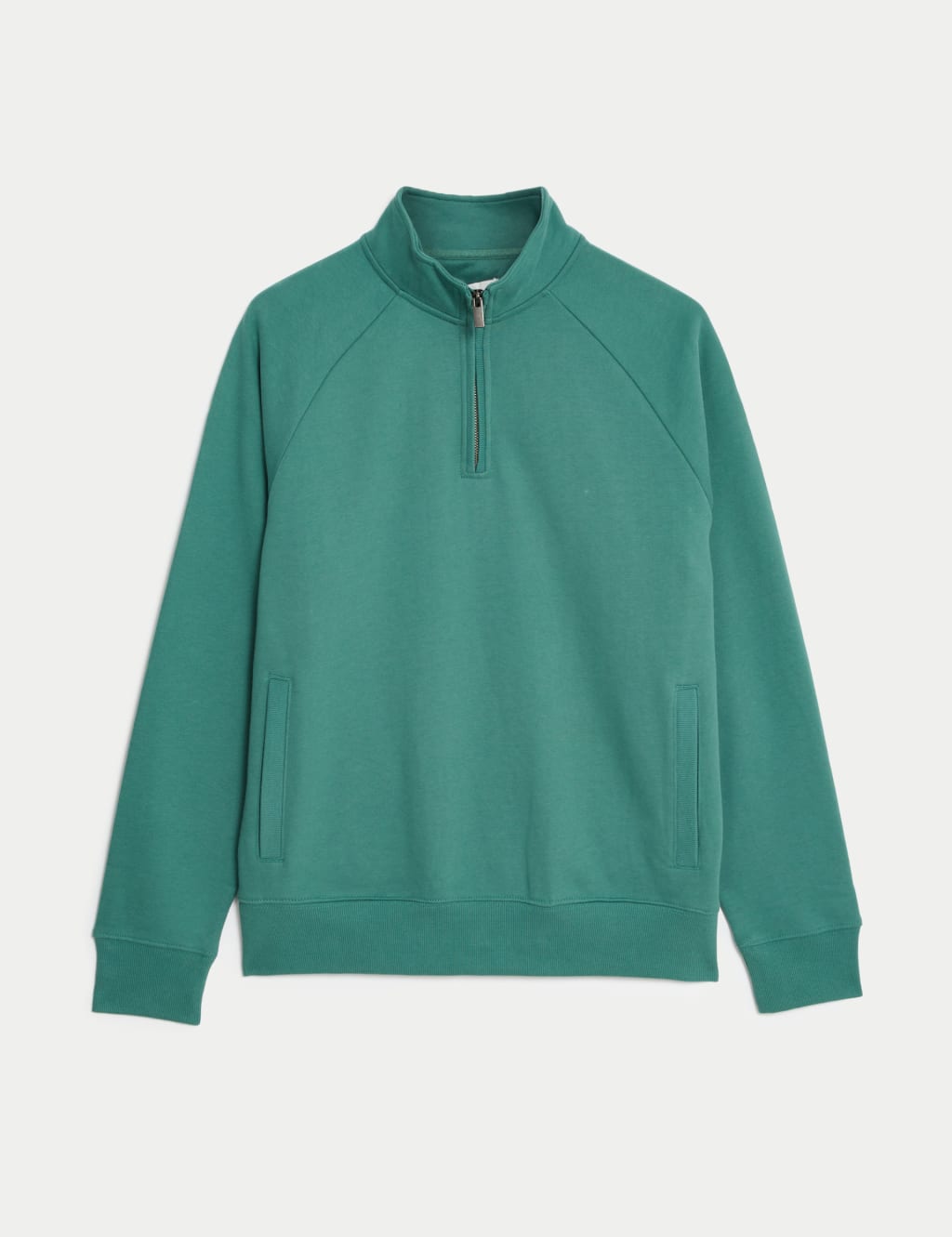 Pure Cotton Half Zip Sweatshirt image 2