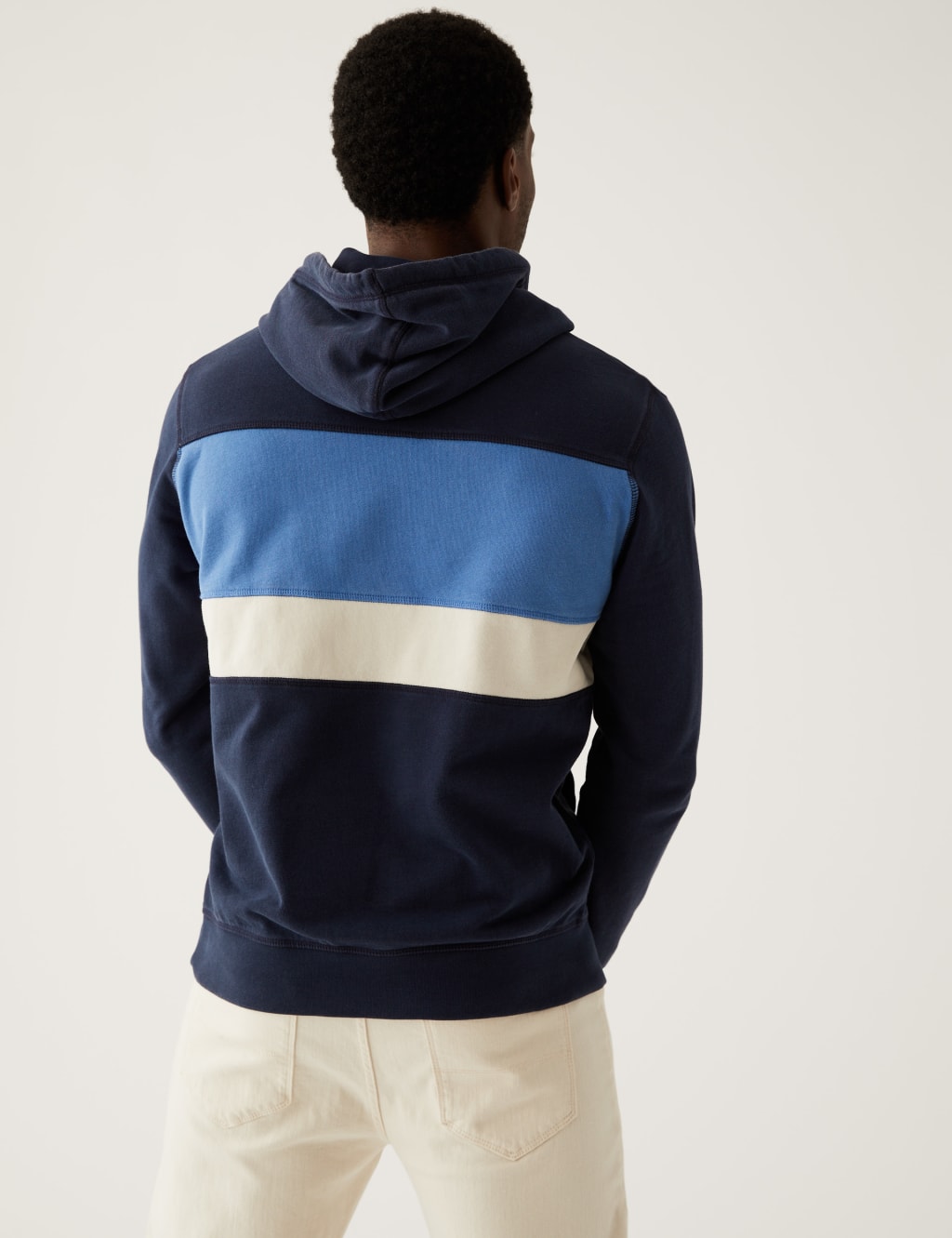 Pure Cotton Colour Block Hoodie image 5