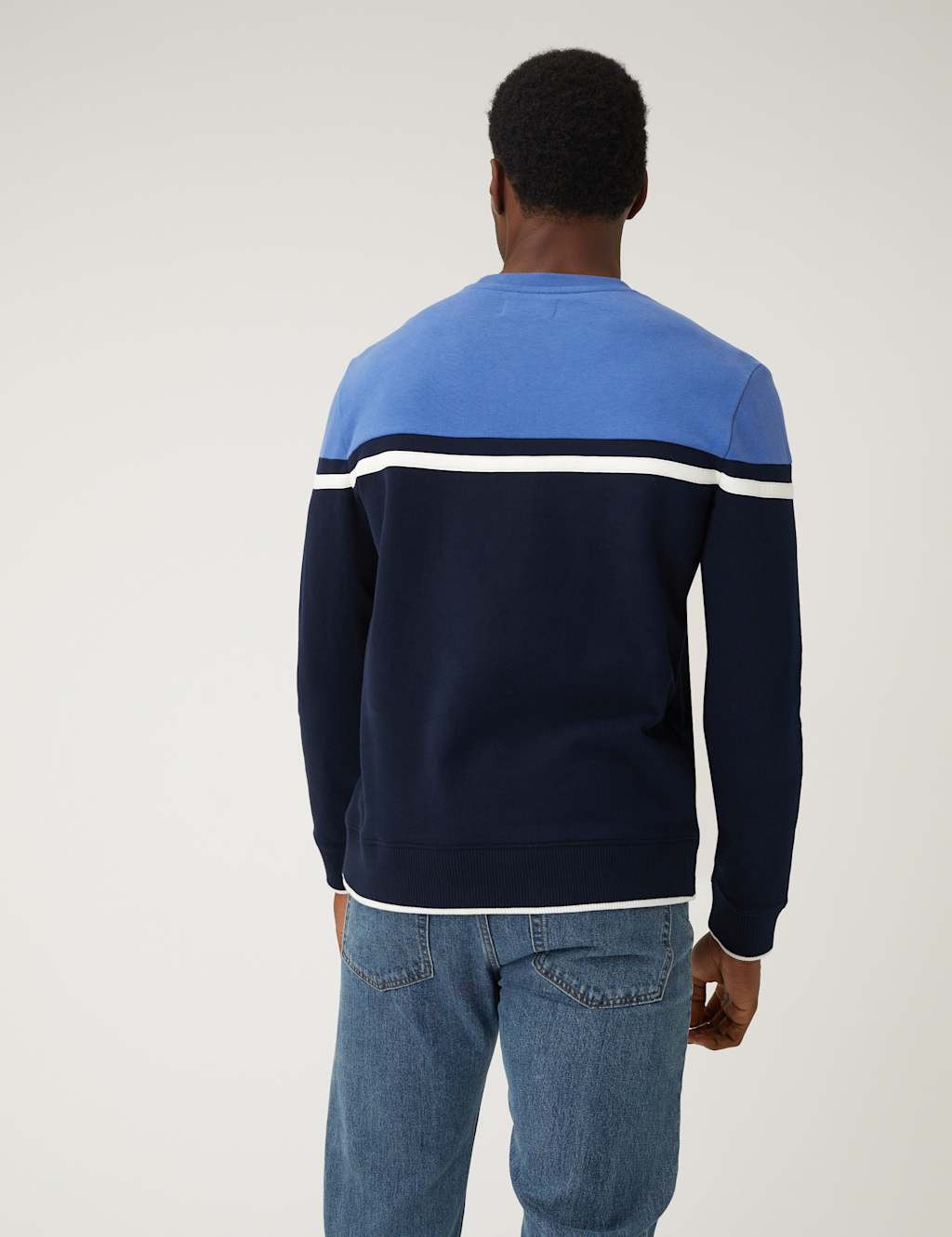 Pure Cotton Colour Block Sweatshirt image 3