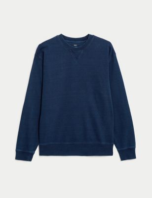 Relaxed Fit Pure Cotton Sweatshirt