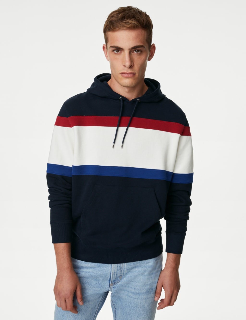 Pure Cotton Colour Block Hoodie image 3