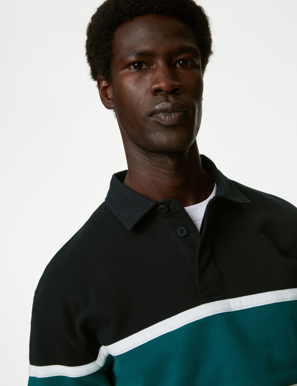 Relaxed Fit Pure Cotton Rugby Sweatshirt image 5