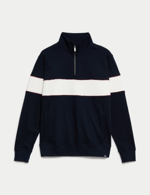 HYFVE Fleece Color Block Half Zip Sweatshirt main image 1