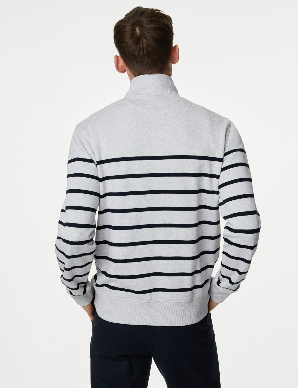 Pure Cotton Striped Sweatshirt image 5