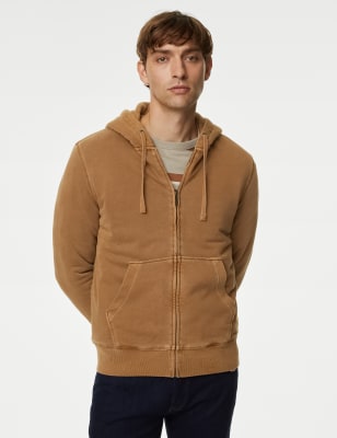 Light brown cheap zip up hoodie