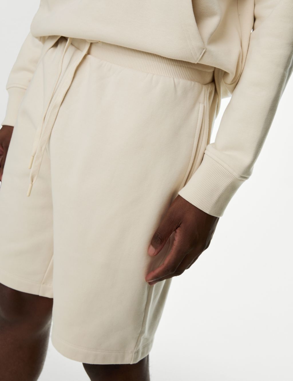 Cotton Rich Oversized Jersey Shorts image 1