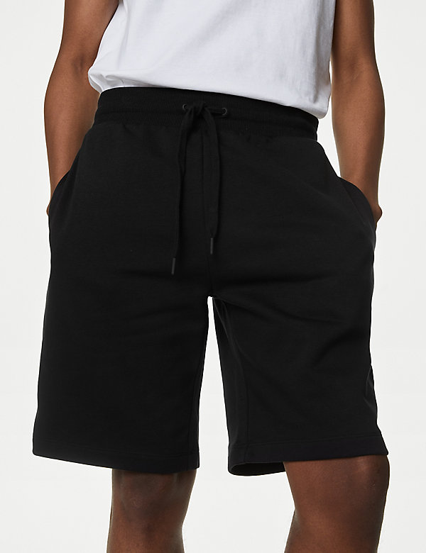 Cotton Rich Oversized Jersey Shorts - DK