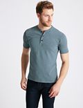Slim Fit Pure Cotton Textured Top