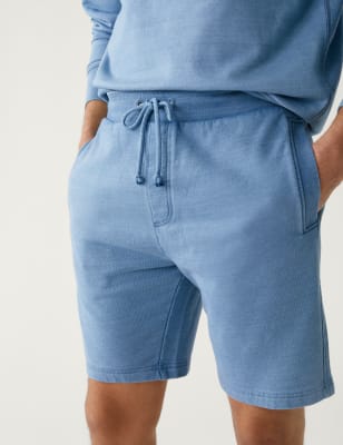 

Mens M&S Collection Sweatshorts aus reiner Baumwolle - Indigo, Indigo
