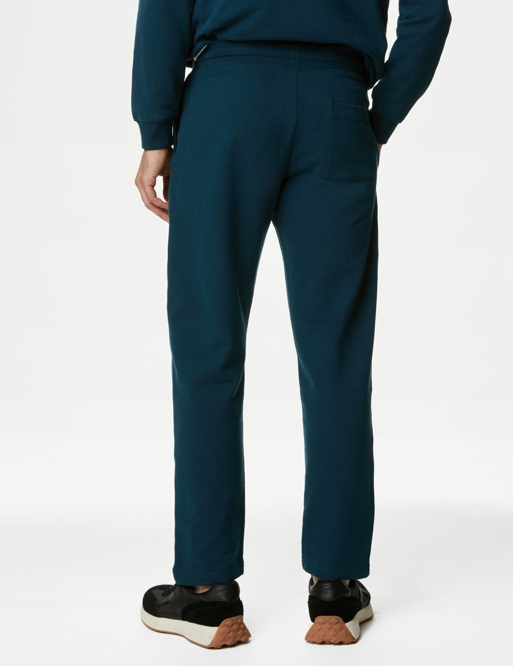 Drawstring Pure Cotton Straight Leg Joggers image 5