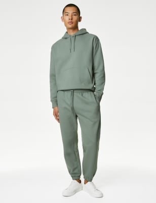 

Mens M&S Collection Cotton Rich Oversized Joggers - Sage, Sage