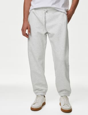 Mens cotton best sale jogging bottoms