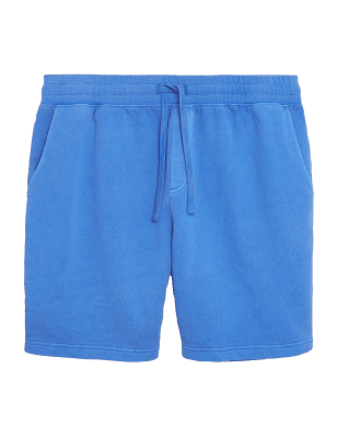 

Mens M&S Collection Pure Cotton Garment Dyed Shorts - Fresh Blue, Fresh Blue