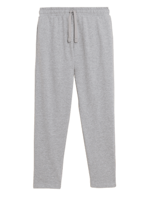 

Mens M&S Collection Cotton Rich Straight Leg Joggers - Grey, Grey