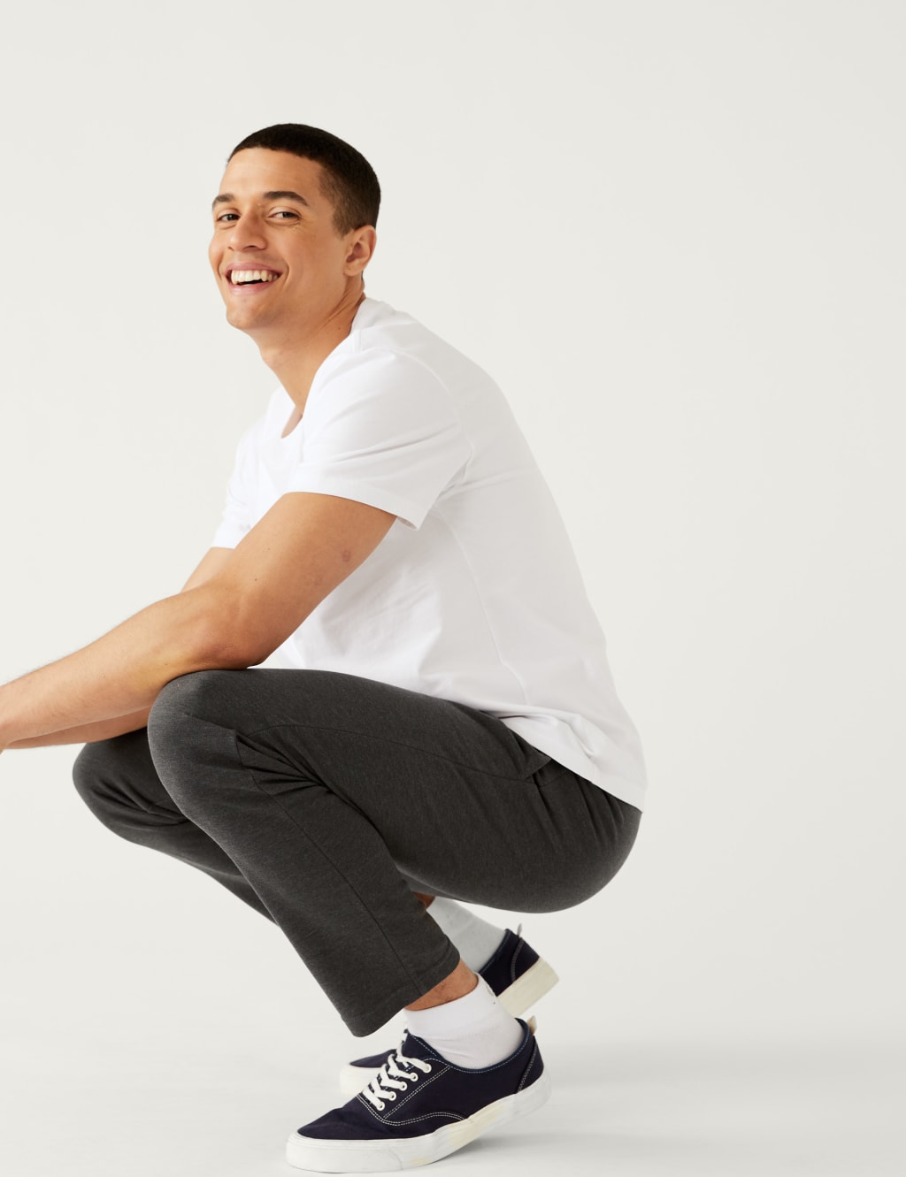 Cotton Rich Straight Leg Joggers image 2