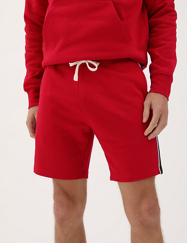 Jersey-Shorts aus reiner Baumwolle