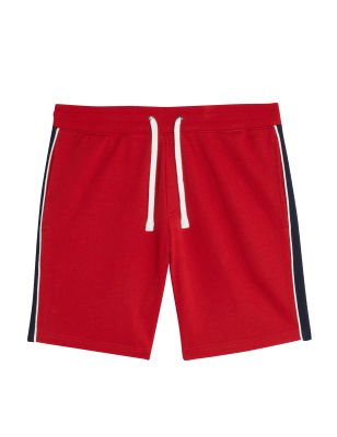 

Mens M&S Collection Jersey-Shorts aus reiner Baumwolle - Red, Red