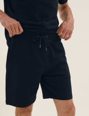 Pure Cotton Drawstring Jersey Shorts