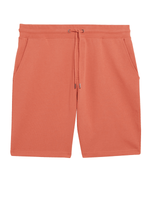 

Mens M&S Collection Pure Cotton Drawstring Jersey Shorts - Soft Orange, Soft Orange