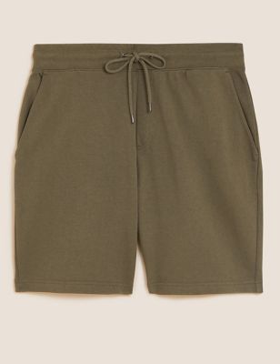 M&S Mens Pure Cotton Drawstring Jersey Shorts
